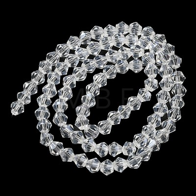Transparent Electroplate Glass Beads Strands EGLA-A039-T3mm-A13-1