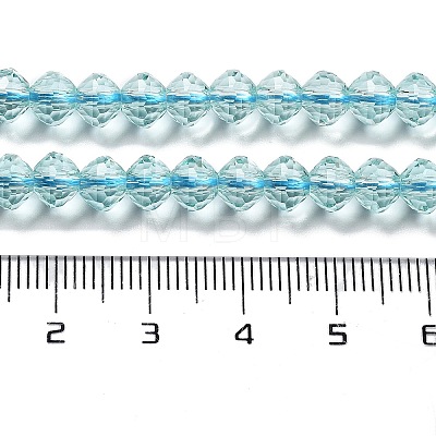 Transparent Glass Beads Strands GLAA-A014-03E-1