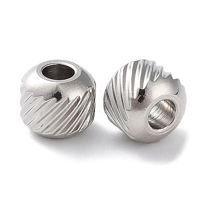 Non-Tarnish 201 Stainless Steel Spacer Beads STAS-K259-14A-P-1