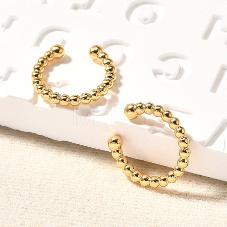 Brass Cuff Earrings EJEW-L244-02G-1