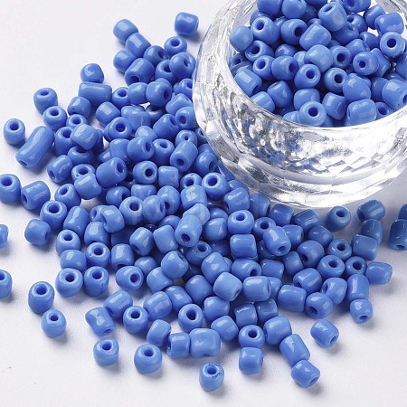 Glass Seed Beads SEED-A010-4mm-43B-1