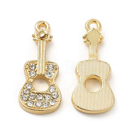 Rack Plating Alloy Rhinestone Pendants ALRI-M006-13G-1