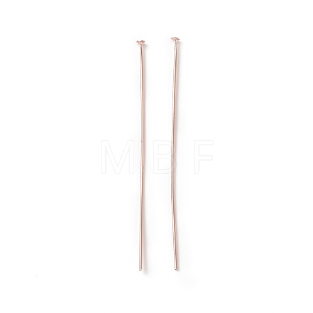 Brass Flat Head Pins KK-WH0058-03D-RG-1
