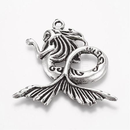Tibetan Style Alloy Pendants PALLOY-F173-08AS-1