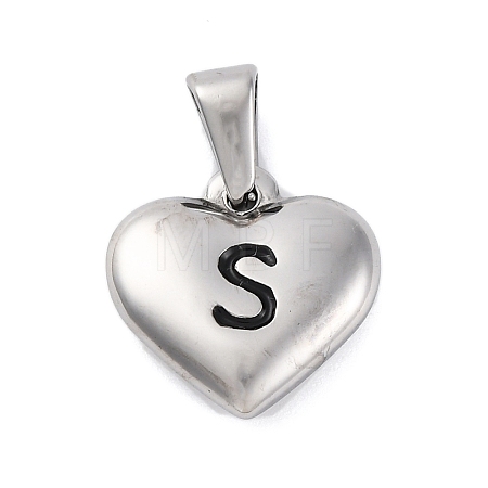 304 Stainless Steel Pendants STAS-P278-01S-P-1-1