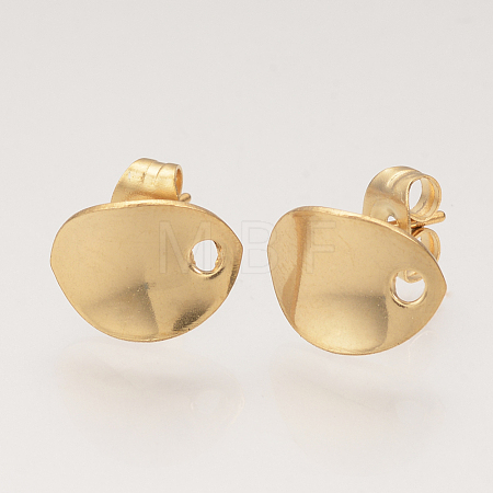 304 Stainless Steel Stud Earring Findings X-STAS-Q223-06-1