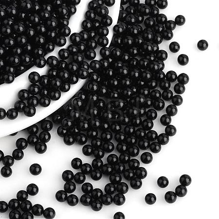 Imitation Pearl Acrylic Beads OACR-S011-8mm-Z25-1