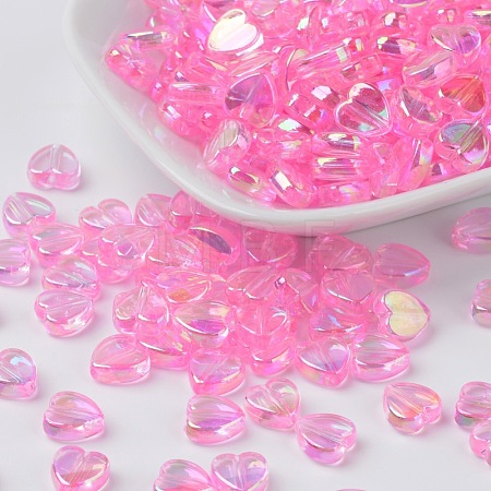 Eco-Friendly Transparent Acrylic Beads X-PL539-810-1