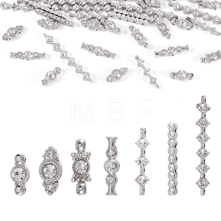 35pcs 7 style Alloy Bar Spacers FIND-FW0001-21-1