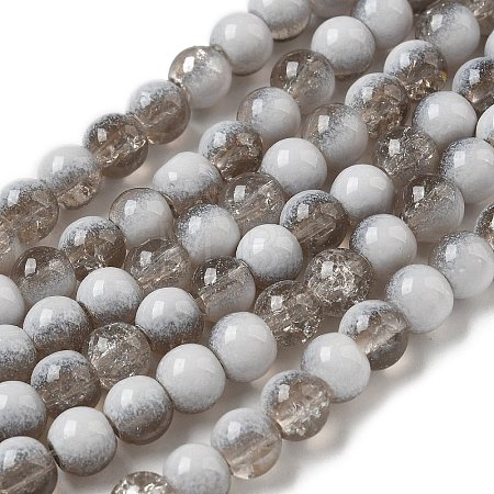 Crackle Glass Beads X1-GLAA-U001-6mm-06-1