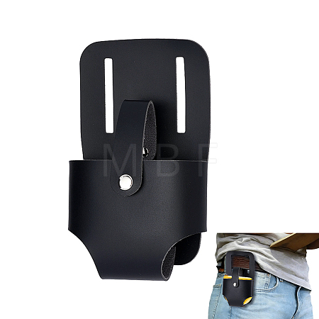 PU Leather Tape Measure Holder for Belt TOOL-WH0059-080C-1