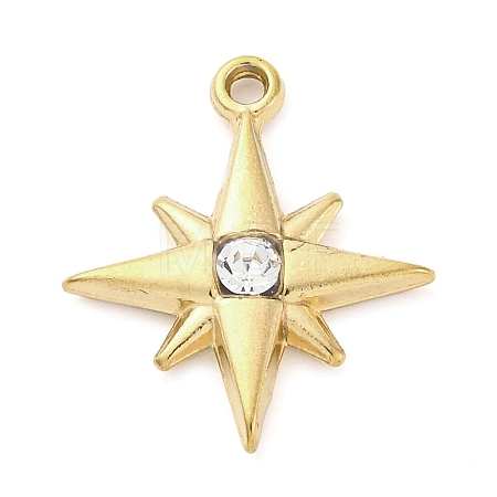 304 Stainless Steel Pendants LS-STAS-V003-05G-10-1
