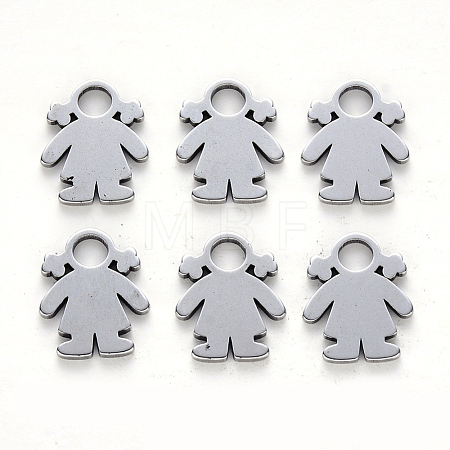 Tarnish Resistant 304 Stainless Steel Charms STAS-N092-24-1
