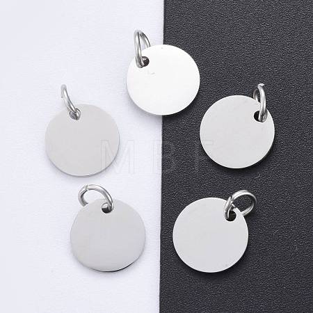 Tarnish Resistant 201 Stainless Steel Pendants STAS-S105-T637-1-10-1