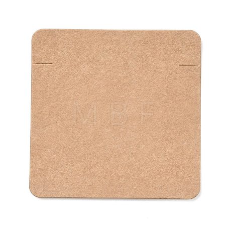 Blank Kraft Paper Bracelets Display Cards CDIS-G005-03-1