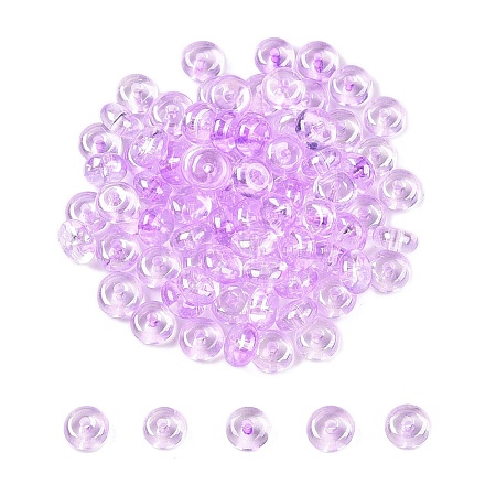 Transparent Dyed Colours Glass Seed Beads SEED-T007-02I-1