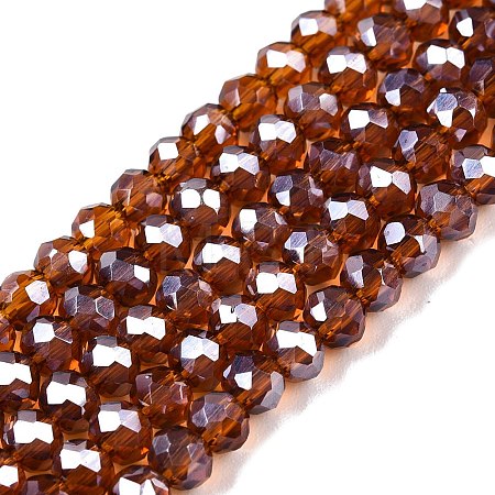 Electroplate Glass Beads Strands EGLA-A044-T3mm-A02-1