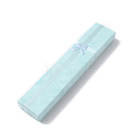Bow Tie Cardboard Jewelry Necklace Boxes CON-TAC0009-02A-1
