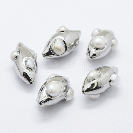 Natural Cultured Freshwater Pearl Beads PEAR-F006-61P-1