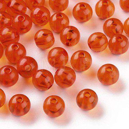 Transparent Acrylic Beads MACR-S370-A8mm-726-1