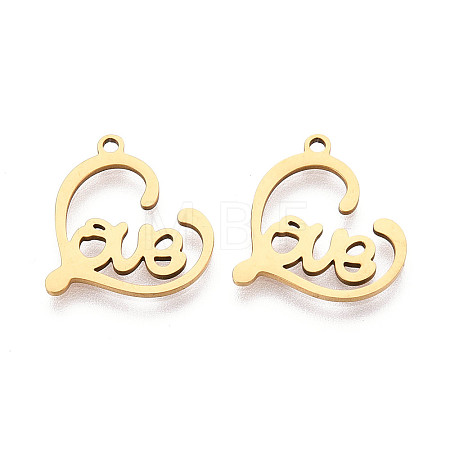 201 Stainless Steel Pendants STAS-T073-50G-1