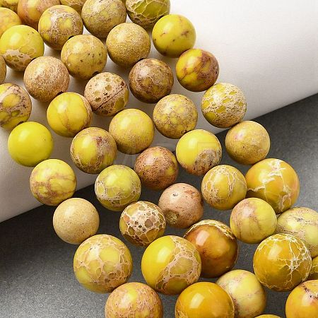 Natural Imperial Jasper Graduated Beads Strands G-A323-C03-01D-1