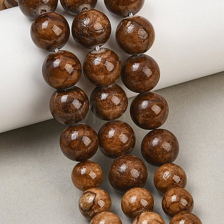 Natural Persian Jade Graduated Beads Strands GG-CBA2AE1-A05-C-1