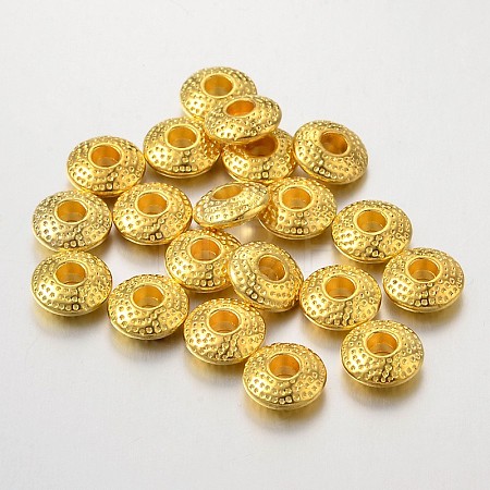 Tibetan Style Alloy Spacer Beads TIBEB-R011-G-FF-1