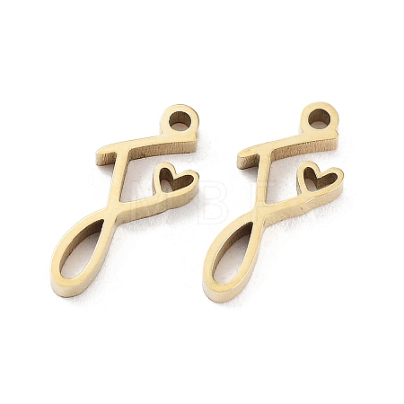 304 Stainless Steel Charms STAS-M327-02G-F-1