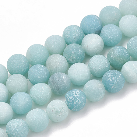 Natural Amazonite Beads Strands G-T106-188-1