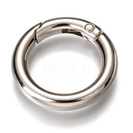 Zinc Alloy Spring Gate Rings X-PALLOY-C100-01P-08-1
