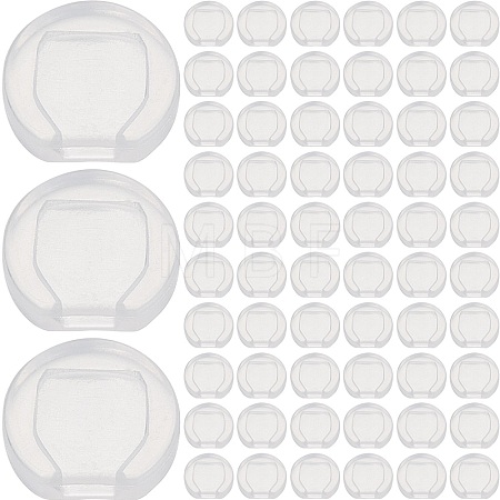 120Pcs Comfort Silicone Earring Pads KY-SP0001-04-1