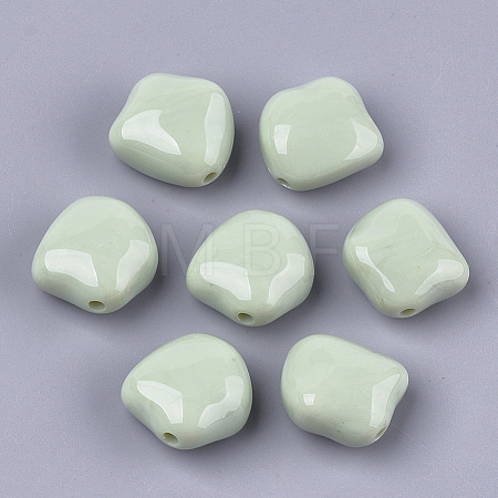 Acrylic Beads X-OACR-S029-058C-1