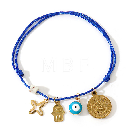 304 Stainless Steel & Resin Charm Bracelets XX1632-6-1