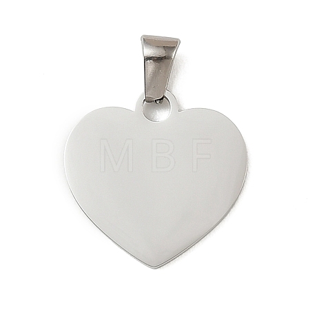 Valentine's Day 304 Stainless Steel Pendants SA-E001-12P-1
