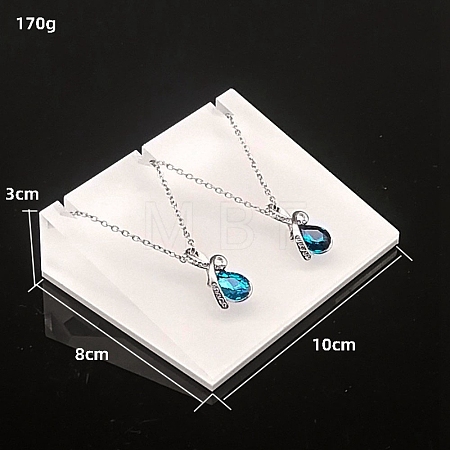 Acrylic Necklaces Display Stand PW-WG19364-02-1