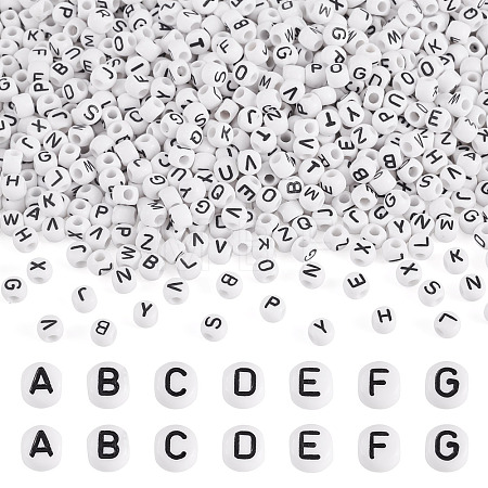 150G 1140Pcs Opaque Acrylic Beads OACR-TA0004-47A-1