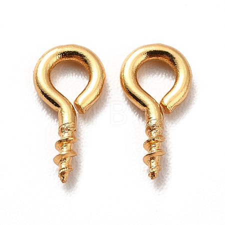 304 Stainless Steel Screw Eye Pin Peg Bails STAS-E044-07G-01-1