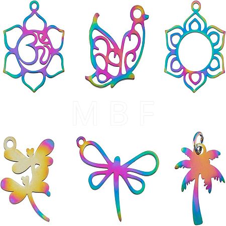 201 Stainless Steel Pendants STAS-UN0012-87-1