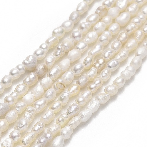 Natural Cultured Freshwater Pearl Beads Strands PEAR-J006-01A-1
