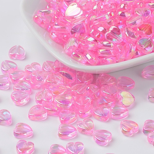 Eco-Friendly Transparent Acrylic Beads X-PL539-810-1