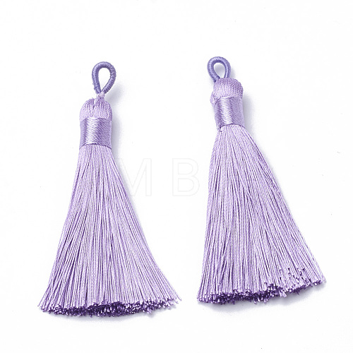 Polyester Tassel Big Pendants Decoration AJEW-S059-14-1