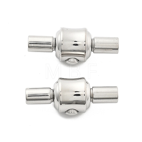 304 Stainless Steel European Clasps STAS-Z115-04P-08-1