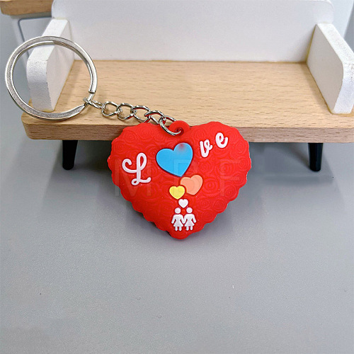 Heart PVC Bag Keychain PW-WGA4EE2-03-1