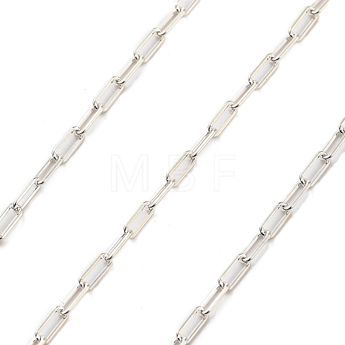 925 Sterling Silver Paperclip Chains STER-P064-02S-1