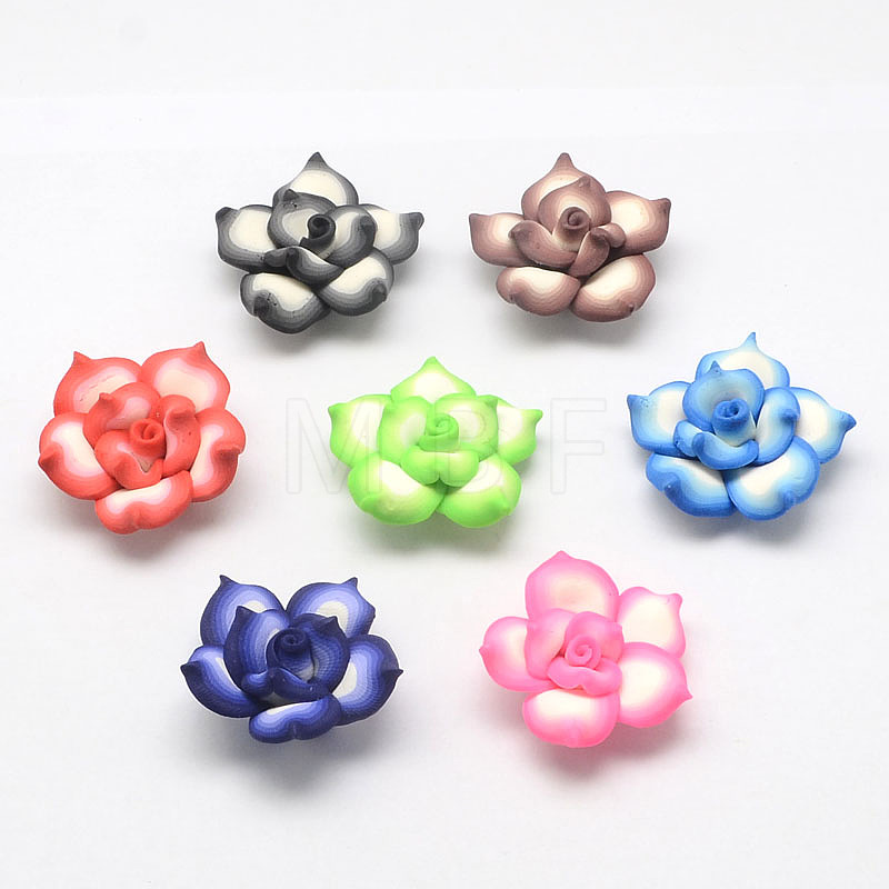 handmade-polymer-clay-3d-flower-lotus-beads-mybeadsfindings-online-beads-paradise