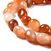 Natural Golden Silk Jade Beads Strands G-G018-16-3