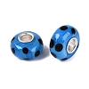 Handmade Lampwork & Brass Core European Beads LAMP-N044-02S-02-3