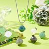 Unicraftale 6Pcs 6 Styles Natural Mixed Stone Pendants FIND-UN0001-38-2