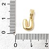 Brass Letter Charms KK-G554-22G-U-3